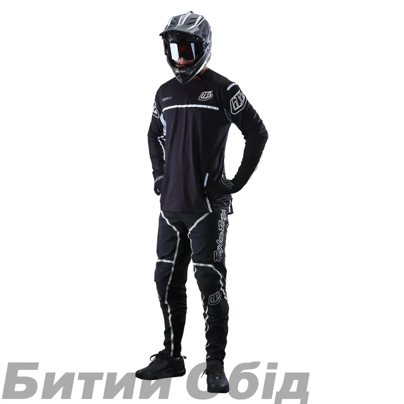 Джерсі TLD SPRINT ULTRA JERSEY ; Lines BLk / White
