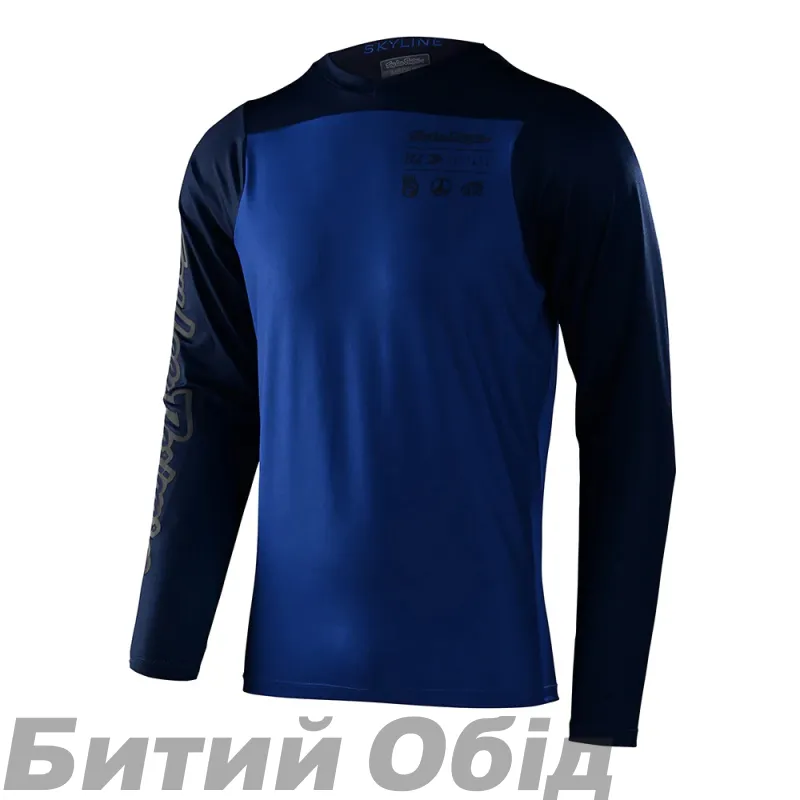 Джерси TLD SKYLINE LS CHILL JERSEY [MONO TRUE BLUE] 