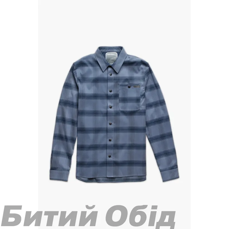 Рубашка TLD GRIND FLANNEL STRIPE [BLUE MIRAGE] 