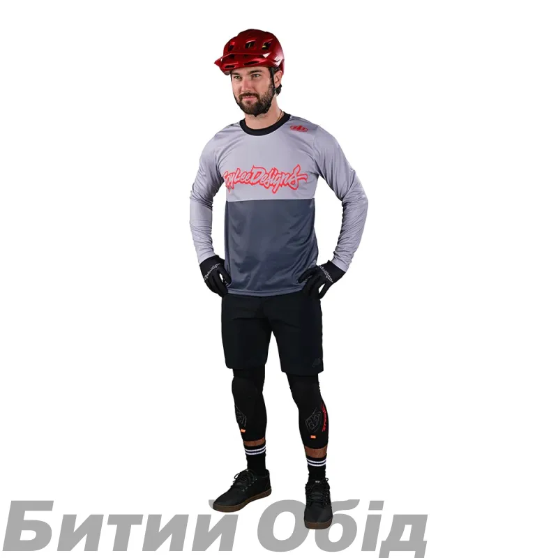 Джерсі TLD FLOWLINE LS JERSEY Scripter [Charcoal] 