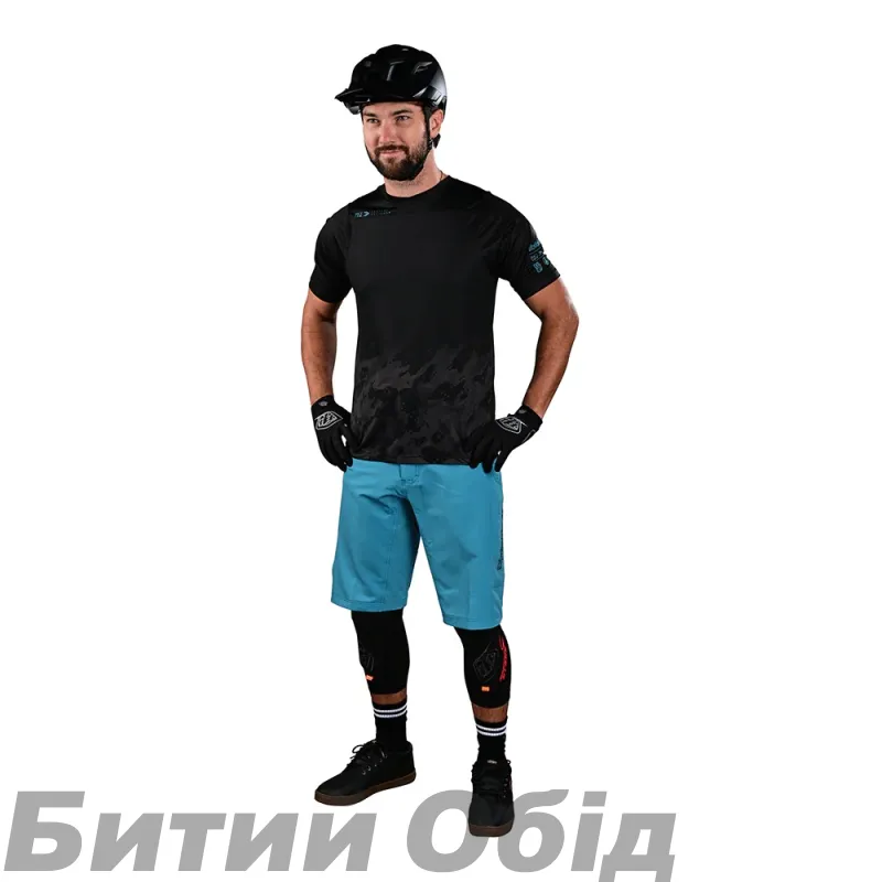 Джерси TLD SKYLINE SS JERSEY Fader [DIGI BLk] 