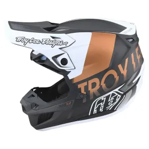 Мотошолом TLD SE5 Carbon Helmet [QUALIFIER WHITE / BRONZE] 