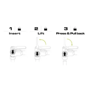 Насос велосипедный Birzman The Pump with Flick-It II