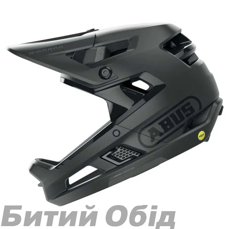 Велошолом спортивний ABUS AIRDROP MIPS Velvet Black 