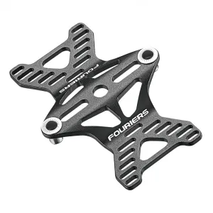 Перемичка аеро-насадки Fouriers Tri-bar Cage Adaptor для тримача фляги Full CNC алю 30г чорн