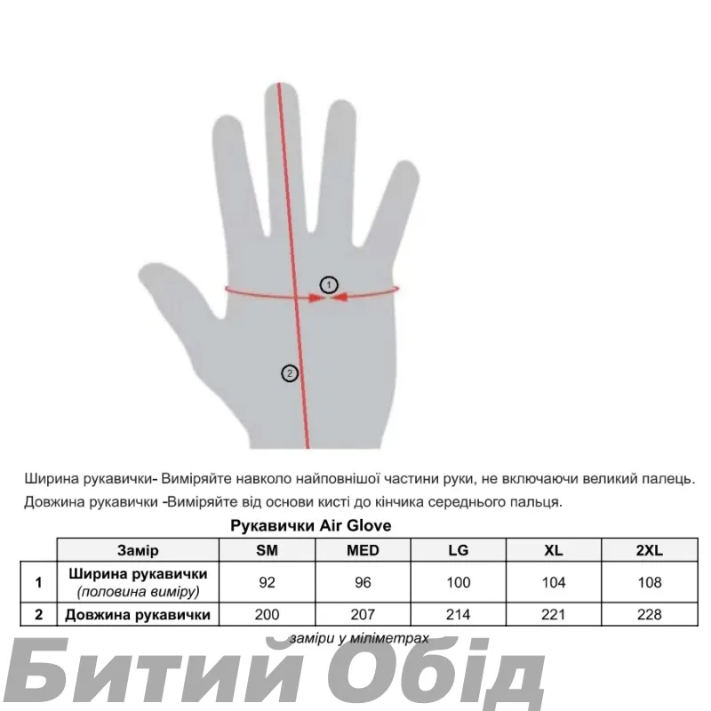 Вело перчатки TLD AIR GLOVE ; BIGFOOT [RED / NAVY] 