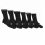 Шкарпетки бігові Asics 6PPK CREW SOCK 0904|PERFORMANCE BLACK II 
