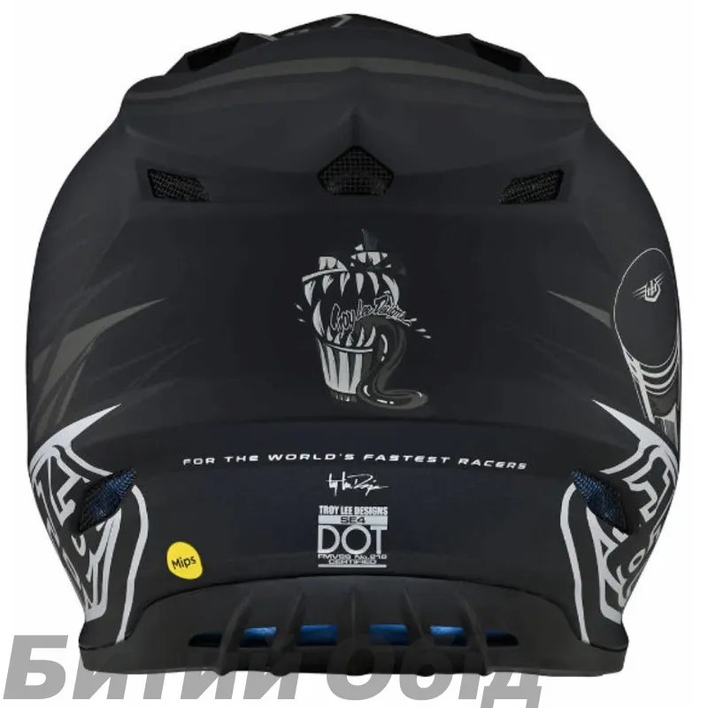 Мотошлем TLD SE4 POLYACRYLITE [SKOOLY BLACK]