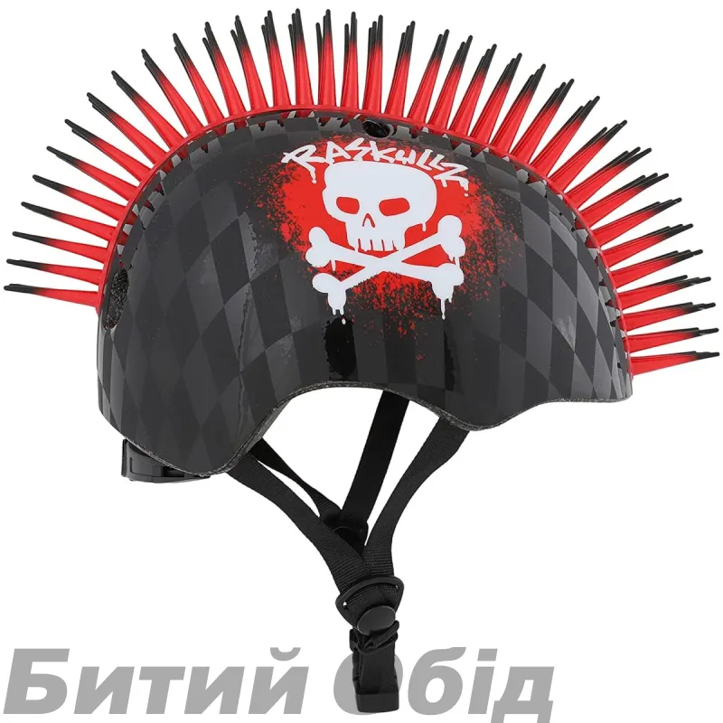 Шолом вел C-Preme Raskullz Skull Hawk чорн/черв 50-54см