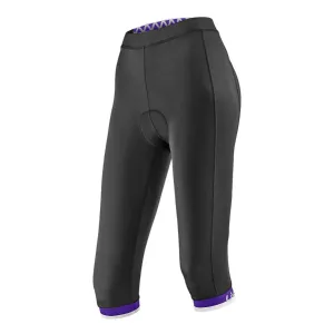 Велотрусы жен 3/4 Liv BeLiv черн/фиол/бел М