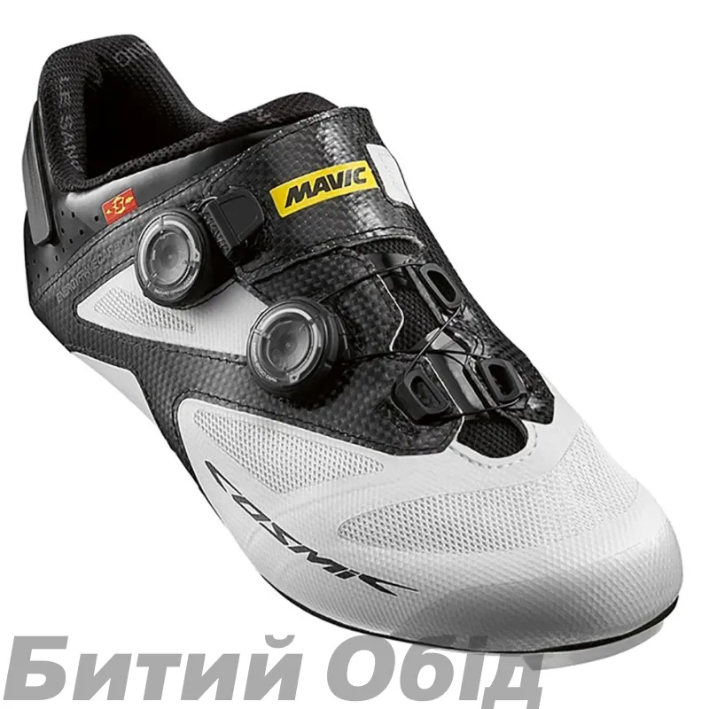 Велосипедні туфлі шосе Mavic Cosmic Ultimate II біл/чорн 