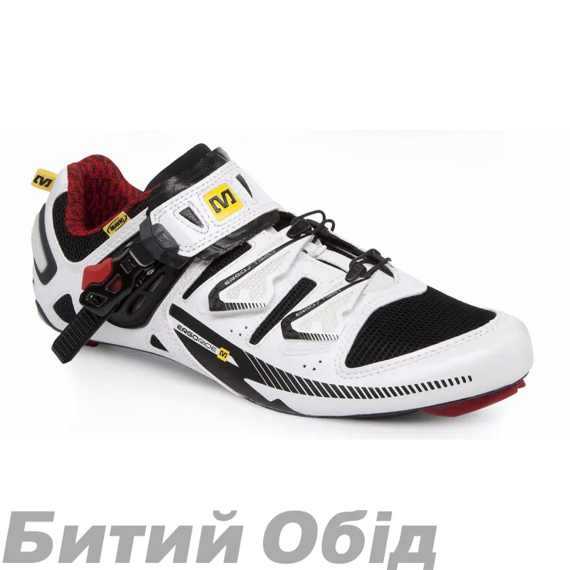 Велосипедні туфлі шосе Mavic Pro Road біл 