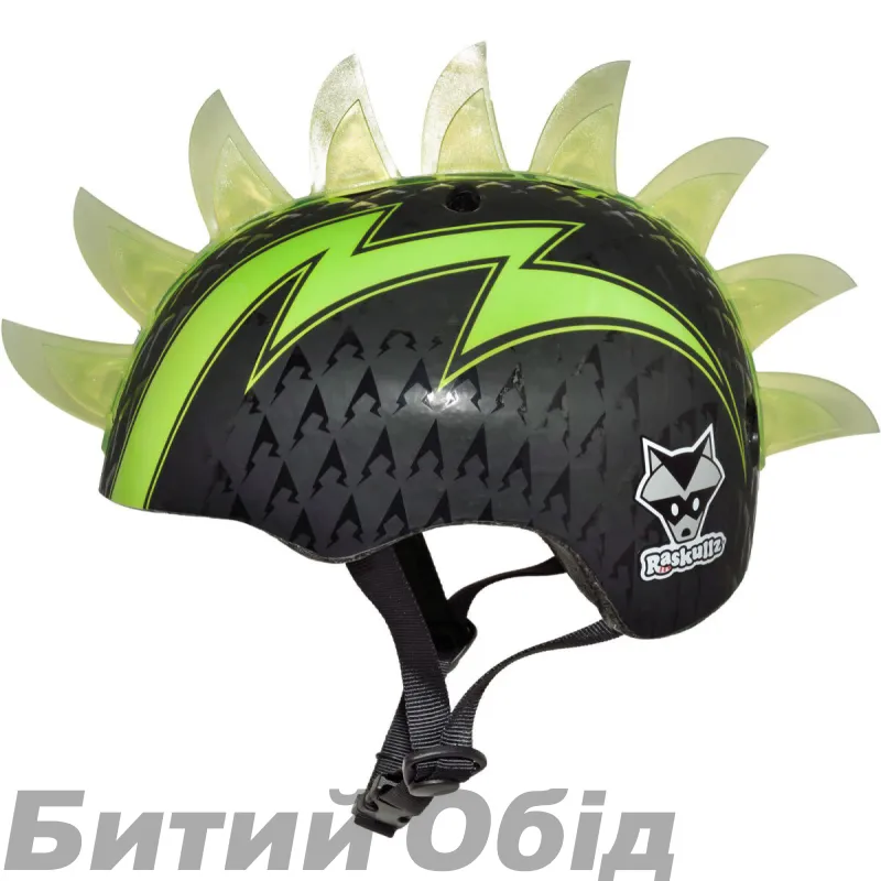 Шолом вел C-Preme Raskullz Bolt LED з/підсвіч USB зел 50-54см