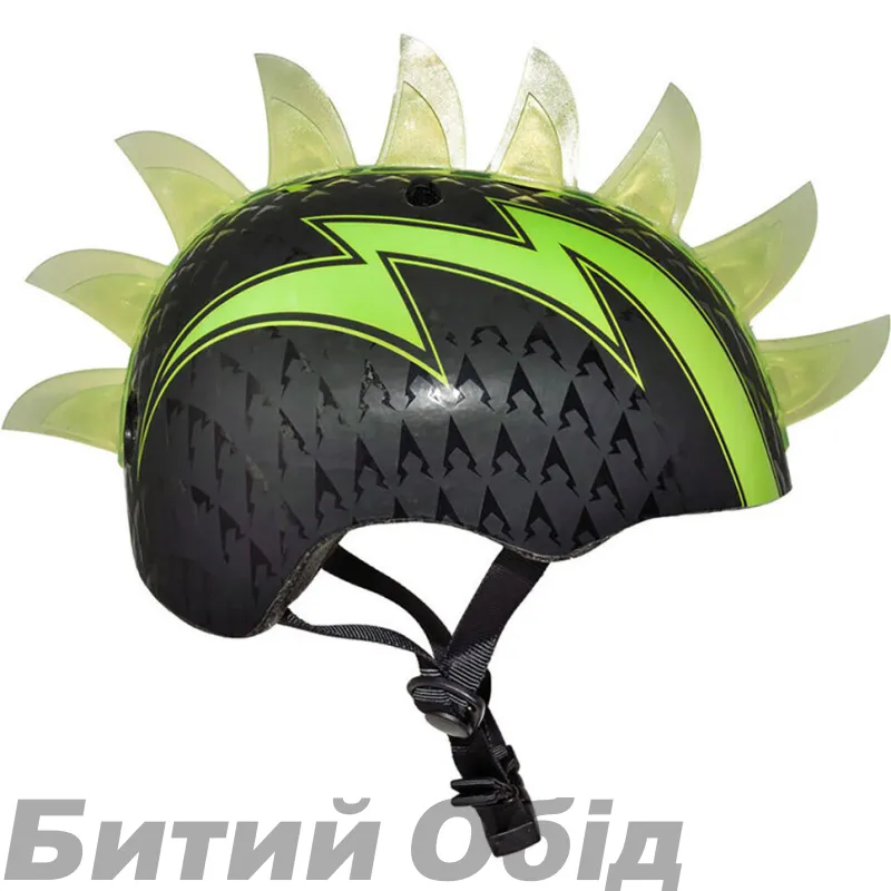 Шолом вел C-Preme Raskullz Bolt LED з/підсвіч USB зел 50-54см