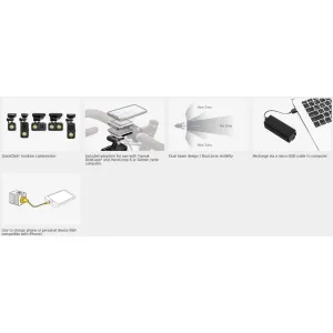 Фара пер диод Topeak CubiCubi 850 5 функц 3000mAh 850люм черный совм/с RideCase 124г