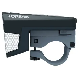 Фара пер диод Topeak SoundLite USB 70люмен с/вбуд сигналом дист управляющий 3 диода 97dB черный 58г