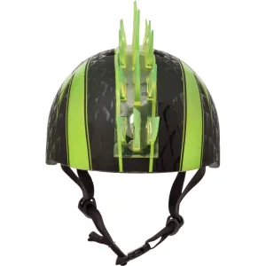 Шлем вел C-Preme Raskullz Bolt LED с/подсветка USB зел 50-54см