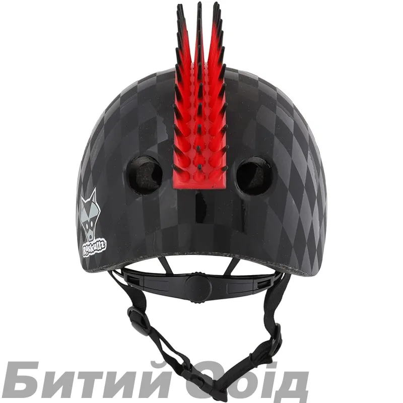 Шолом вел C-Preme Raskullz Skull Hawk чорн/черв 50-54см