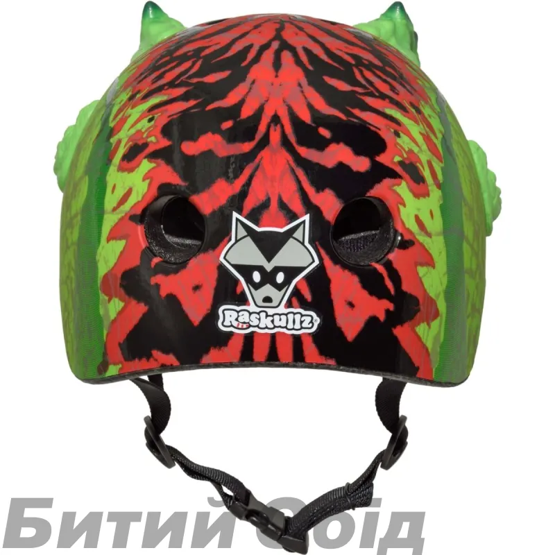Шолом вел C-Preme Raskullz T-Rex Bonez чорн/зел 48-52см