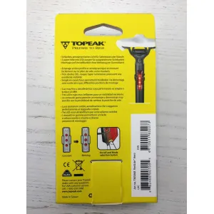 Фара задний диод Topeak RedLite Aero 3 красн диоды 2 функции с/бат черный