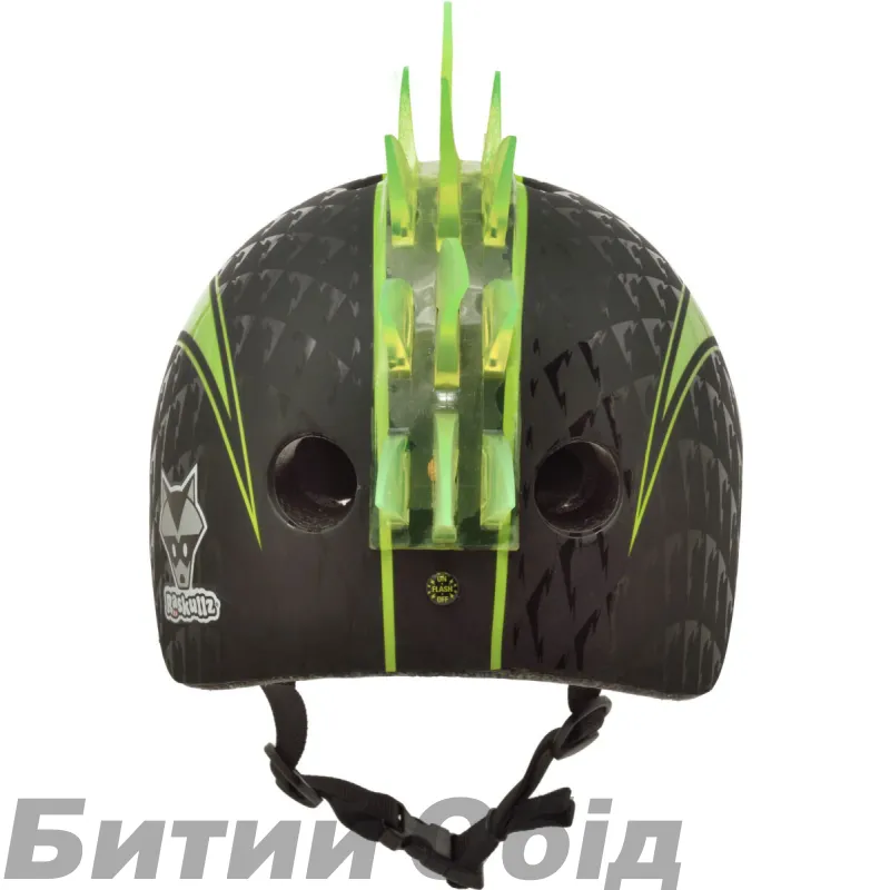Шолом вел C-Preme Raskullz Bolt LED з/підсвіч USB зел 50-54см