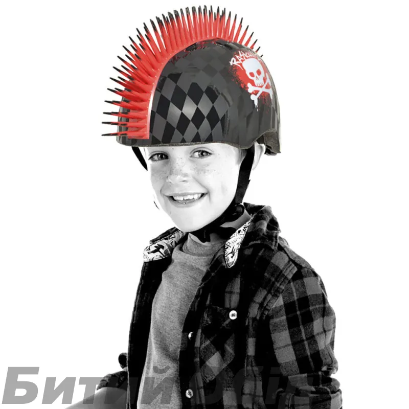 Шолом вел C-Preme Raskullz Skull Hawk чорн/черв 50-54см