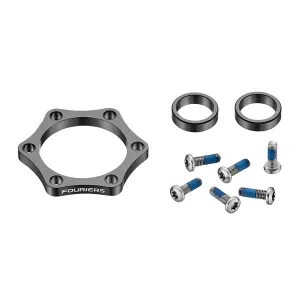 Адаптер диск тормоза пер Fouriers 100мм>Boost 110мм Full CNC алю 11г черн