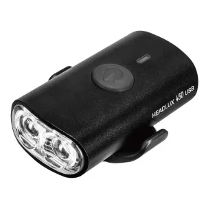 Фара пер диод Topeak HeadLux 450 USB 4 функц 940mAh 450люм черный 73г