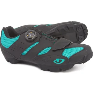 Велосипедные туфли МТБ жен Giro Sage W черн/зел 39