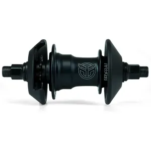 Втулка задняя Federal LHD Motion с хабгардами - матовая черная 9 зубов на гайках