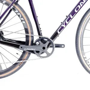 Велосипед CYCLONE 700c-CGX-carbon ЧЕРНО/ФИОЛЕТОВЫЙ Велосипед CYCLONE 700c-CGX-carbon ЧЕРНО/ФИОЛЕТОВЫЙ