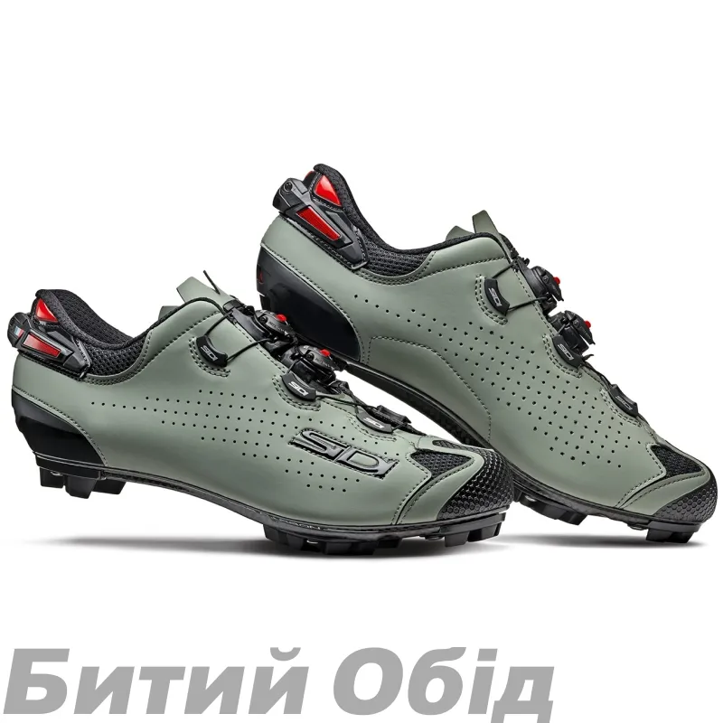Велотуфли МТБ Sidi Tiger 2 Carbon SRS Black - Sage 