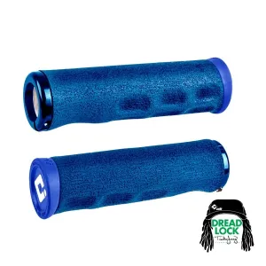 Грипсы ODI Tinker Juarez Dread Lock Grip Blue w/Blue Clamp синие с синими замками