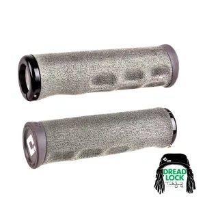 Грипсы ODI Tinker Juarez Dread Lock Grip Graphite w/Black Clamp серые с черными замками