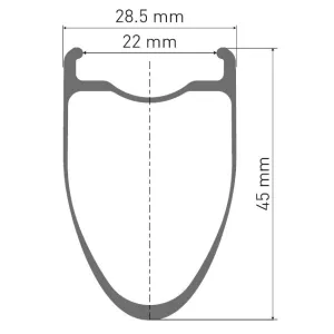 Колесо DT SWISS ERC 1400 DI 700C CL 45 