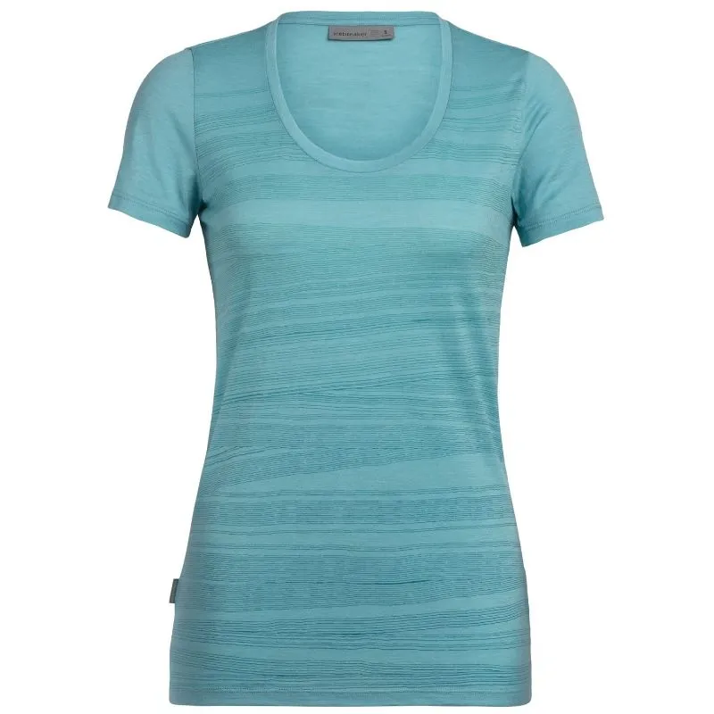 Футболка Icebreaker 150 Tech Lite II SS Scoop Tee 1000 Footsteps WMN