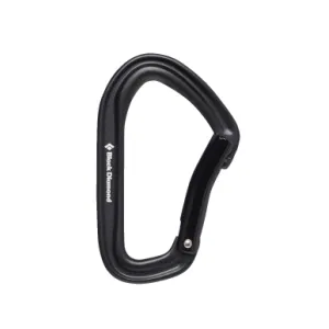 Карабин Black Diamond HotForge Bent Carabiner (Black, One Size)
