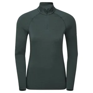 Термофутболка Montane Female Dart XT Zip Neck DEEP FOREST 