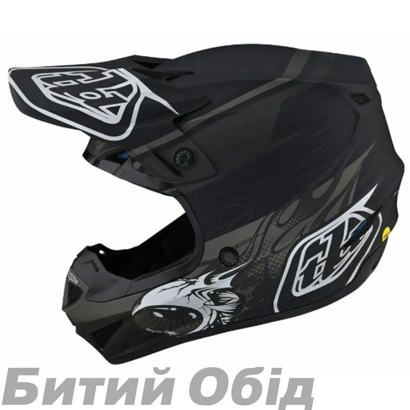 Мотошлем TLD SE4 POLYACRYLITE [SKOOLY BLACK]
