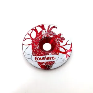 Кришка виносу керма Fouriers Print OD2 1-1/4" алю CNC 5г алю.болт 