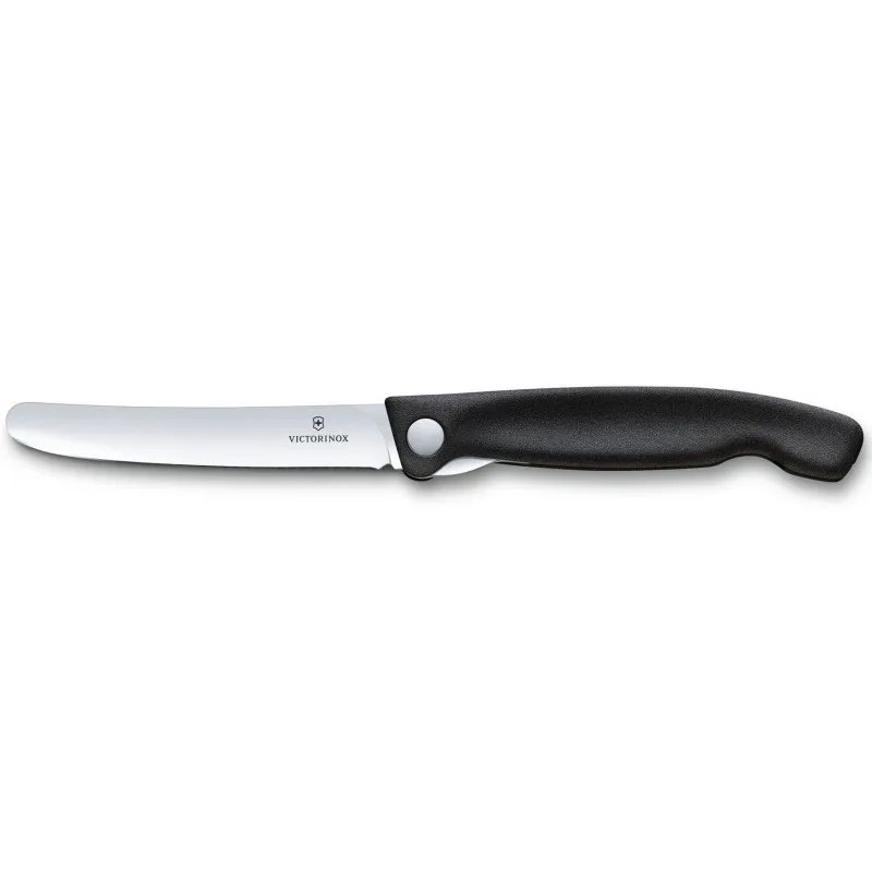 Кухонний ніж Victorinox SwissClassic Foldable Paring 11см закругл.нос, (блістер)
