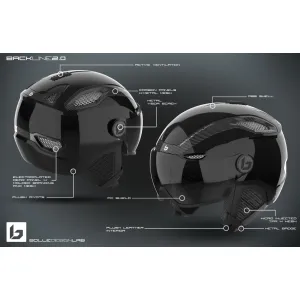 Шолом Bolle V-LINE CARBON WHITE MATT PHOTOCHROMIC CAT.1-3