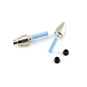 Колпачок ниппеля "МАЯЧОК" светящийся BLue 2шт (пара)