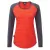 Футболка Mountain Equipment Redline Wmns LS Tee, COrange str/WSlate size 14