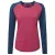 Футболка Mountain Equipment Redline Wmns LS Tee, Poppy stripe/Marine size 12