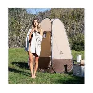 Душевая палатка раскладная Naturehike NH17Z002-P, коричневая