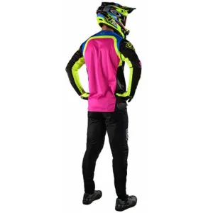 Джерси TLD Sprint Jersey Fractura [BLk/Yellow]