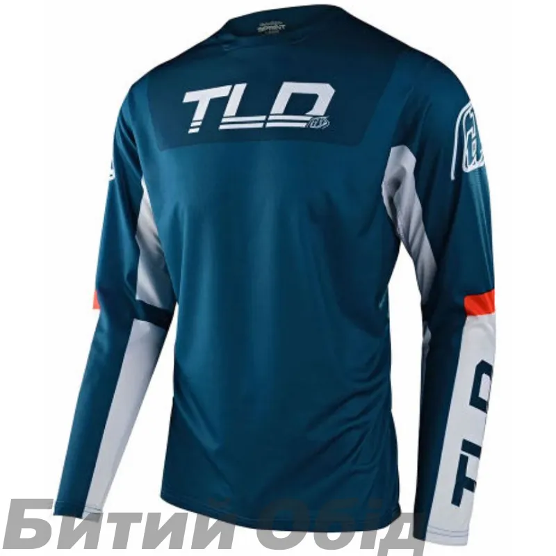 Джерсі TLD Sprint Jersey Fractura [Slate Blue Orange] 