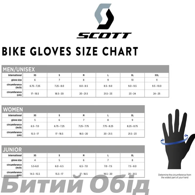 Велорукавички SCOTT WINTER STRETCH LF