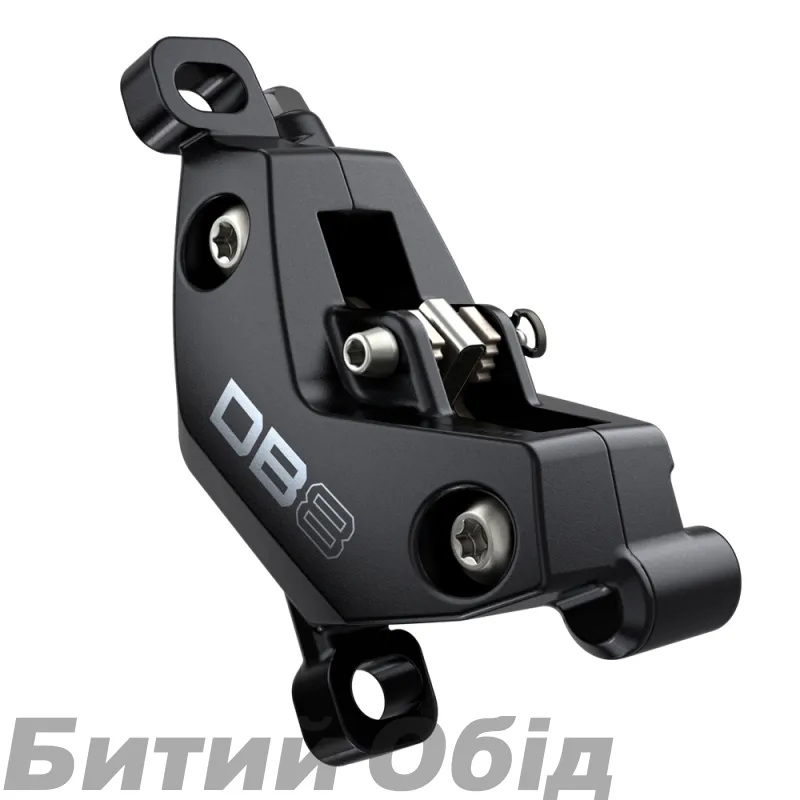 Каліпер гальм SRAM DISC BRAKE CALIPER ASSEMBLY - (ASSEMBLED, NO HOSE) DIFFUSION BLACK ANO - MINERAL FLUID BRAKE - DB8 (A1)
